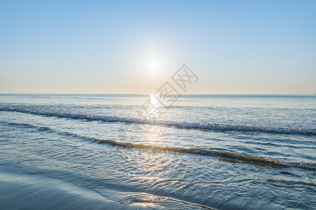 日海惠州双月湾日出背景