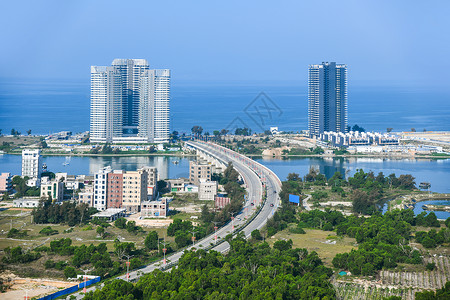 地产海景房惠州双月湾海景房背景