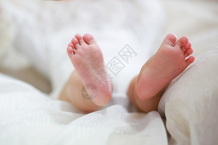 婴儿小脚背景图片
