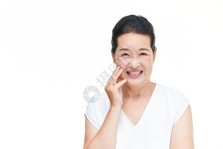 中年女性牙疼图片