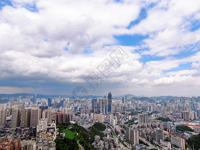 航拍贵阳城市建筑图片