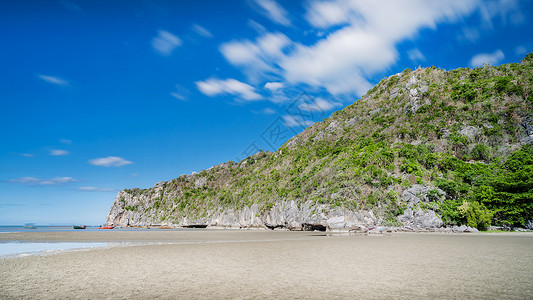 泰国三百峰夏日海岛海滨沙滩烈日图片