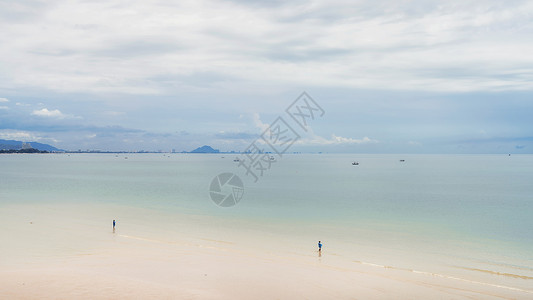 泰国华欣夏日海岛海滨沙滩烈日图片