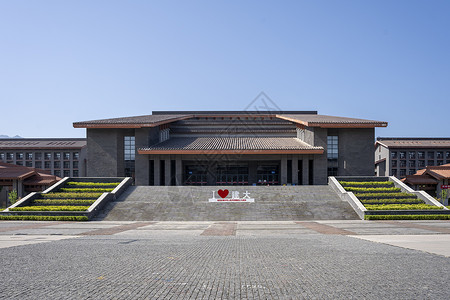 西安建筑科技大学图书馆背景图片