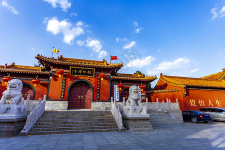 柏林寺石家庄赵县柏林禅寺背景