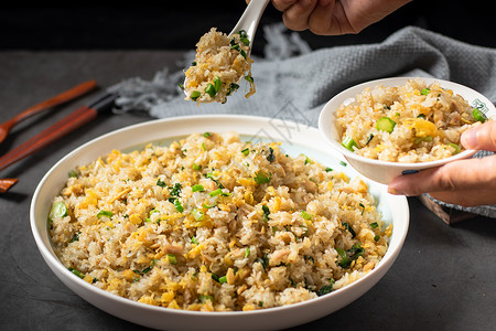 扬州炒饭粮食午饭高清图片