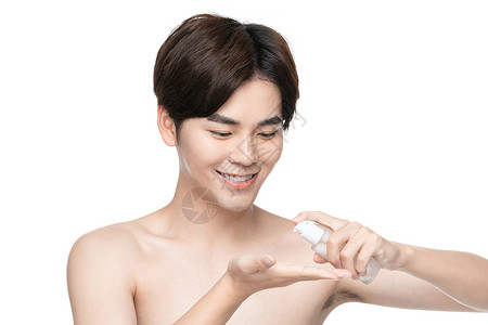 男性护肤面部补水护理图片