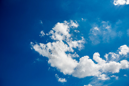 蓝天白云天空素材图片