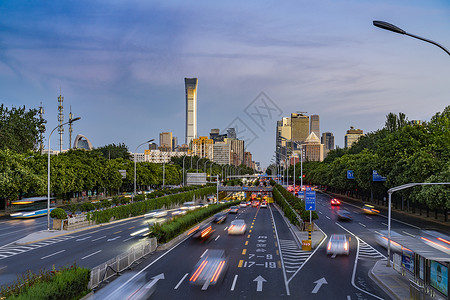 北京东三环北路国贸中心交通背景