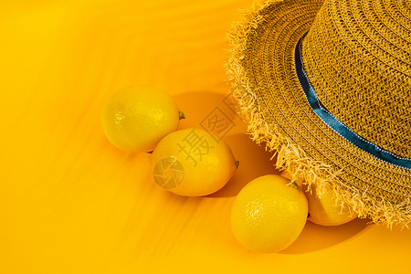 创意夏日水果柠檬图片