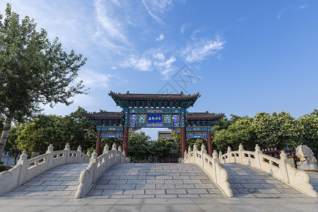 石家庄正定天宁寺背景图片