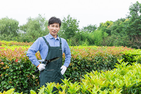 农场园艺工人形象图片