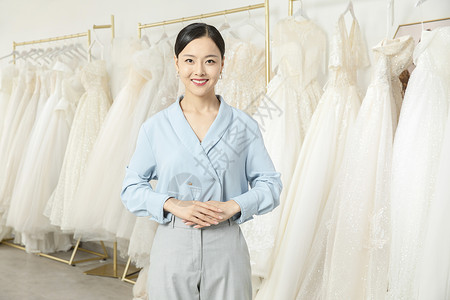 婚纱设计师制作婚纱形象服装设计师形象背景