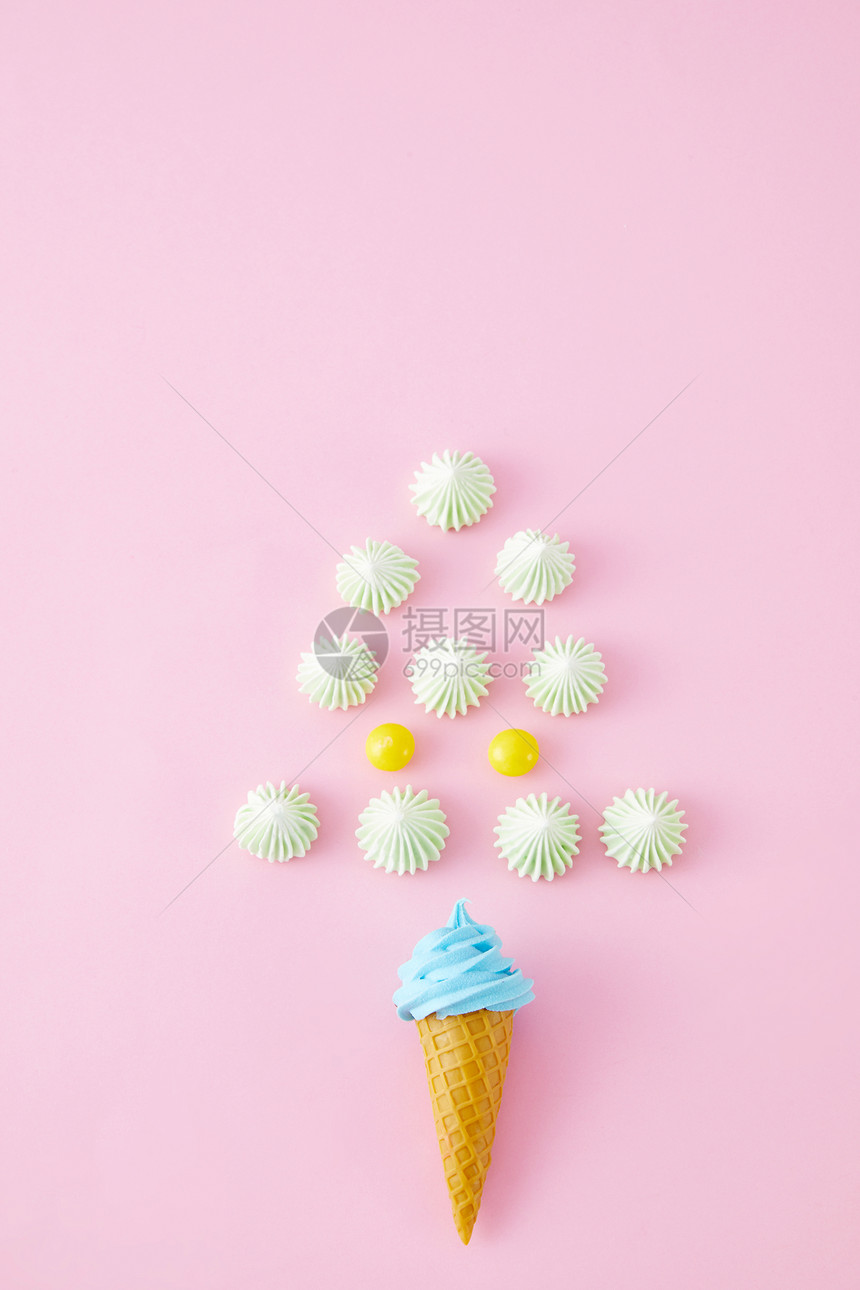 糖果冰淇淋图片