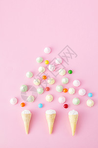糖果冰淇淋背景图片