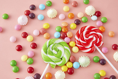 彩色糖果彩色甜食高清图片