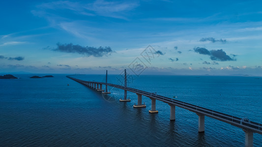 港珠澳大桥菲利普港高清图片