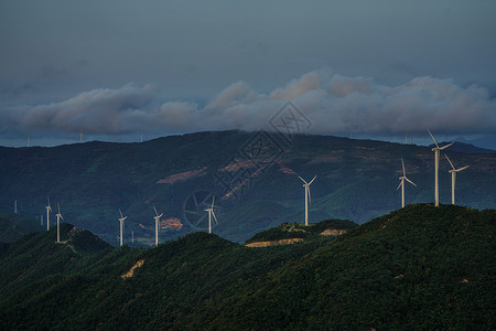 风车山背景图片