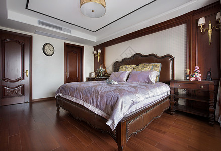 欧式古典风格卧室背景图片