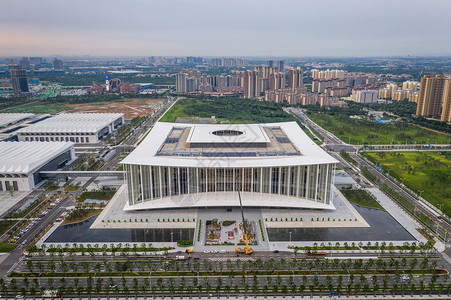 西安国际会展中心背景图片