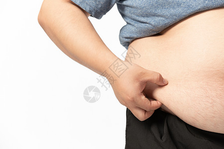 男性肥胖的肚皮图片