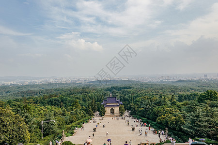 南京中山陵景区背景图片