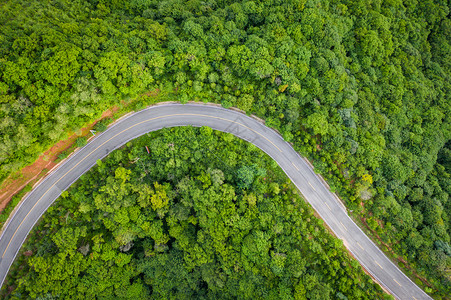 陕西石门山森林公园公路高清图片