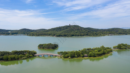 无锡太湖风光蠡湖公园背景