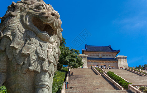 南京中山陵背景图片