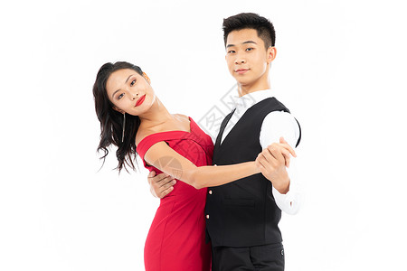 跳双人舞的舞蹈演员图片