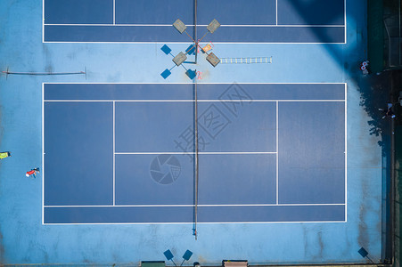 网球场地俯视图背景图片