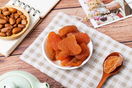 休闲小零食红杏干高清图片