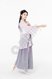 古装中国风汉服美女背景图片