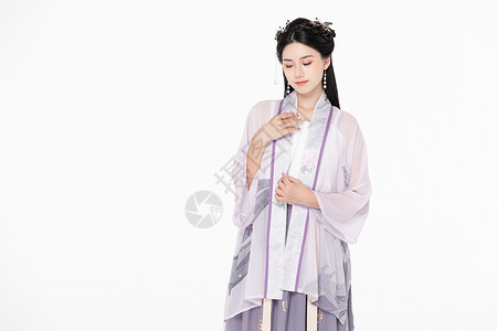 古装中国风汉服美女图片