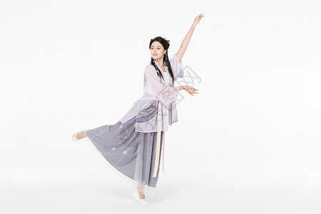 古风汉服中国风美女跳舞图片