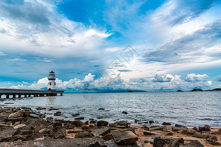 一等邮局珠海爱情邮局灯塔背景