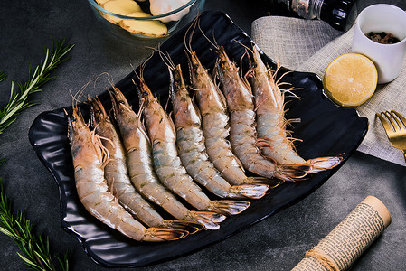 海鲜水产食物大虾龙虾高清图片