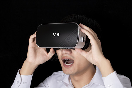 VR3D眼镜产品实拍图背景图片