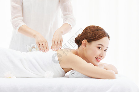 spa价格表女性spa背部按摩背景