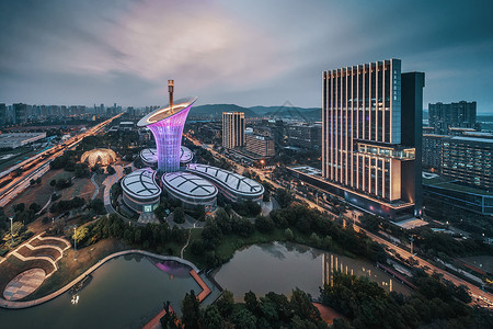 光谷未来科技城背景图片