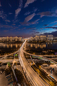 福州尤溪洲大桥夜景背景图片