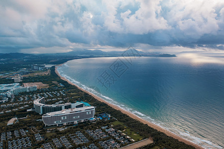 三亚海棠湾海景背景