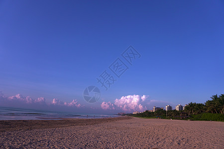 海南海边浴场图片