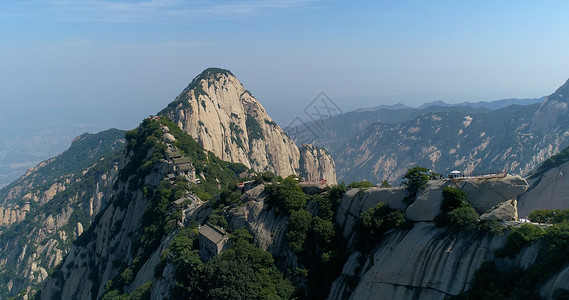 陕西华山毛笔字陕西华山景区背景