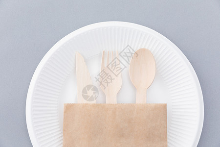 筷子工具创意木制环保餐具背景