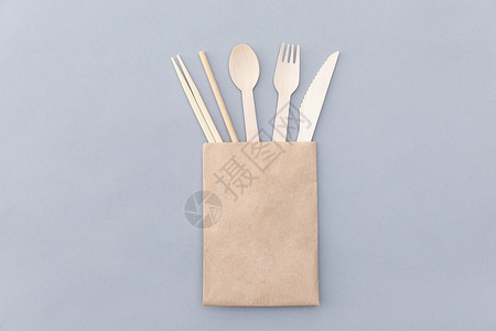 木制筷子创意木制环保餐具背景
