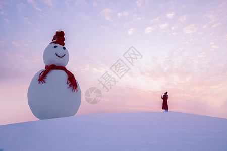 吉林冬天雪松风光高清图片