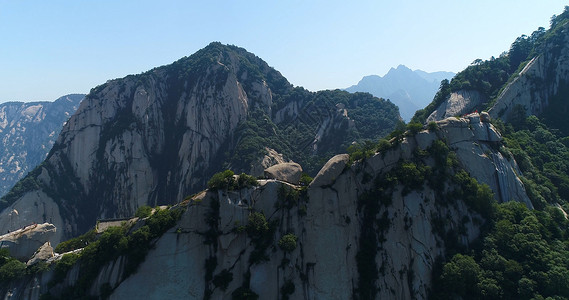 陕西西岳华山背景图片