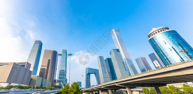 北京地标大气国贸cbd大楼图片