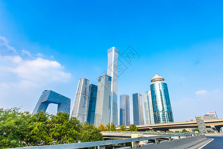 北京天桥北京地标大气国贸cbd大楼背景